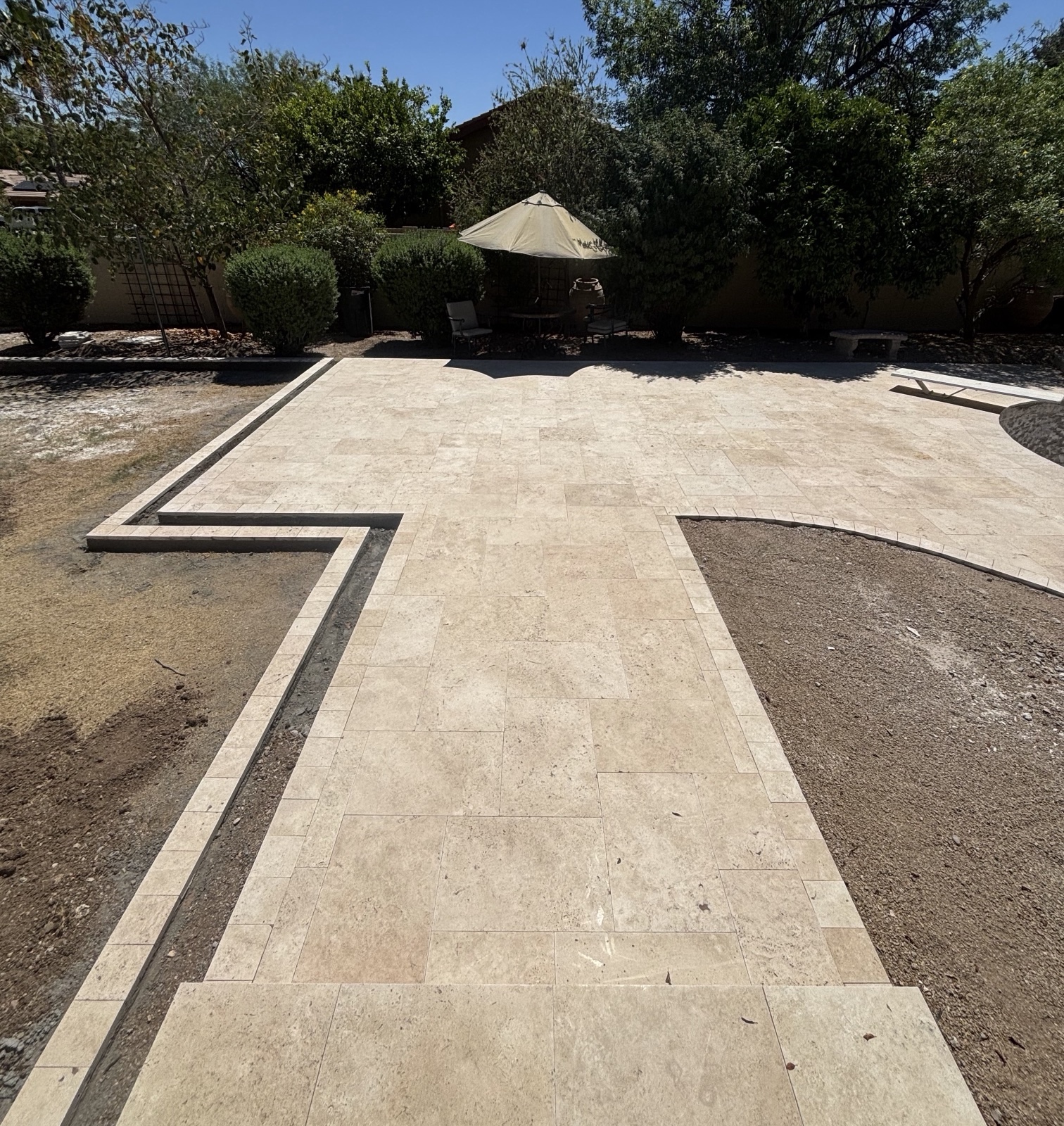 Paver Patios — finished install